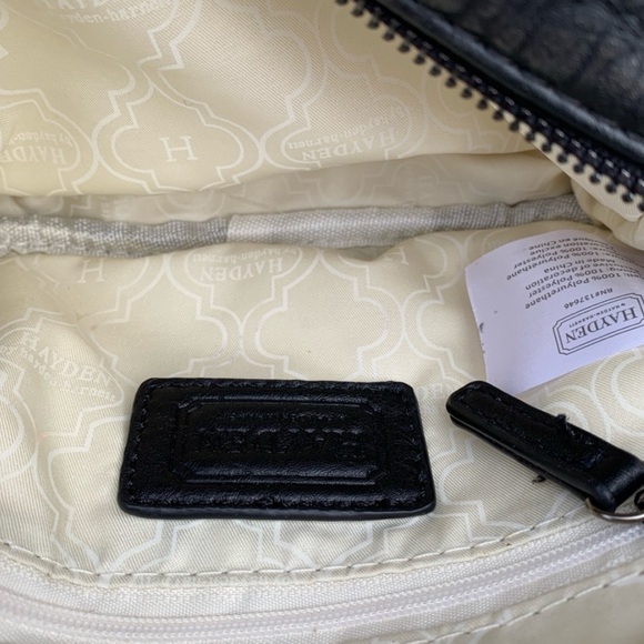 Hayden Harnett Metallic Vegan Emma Crossbody Purse - Picture 4 of 4